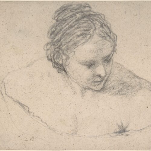 Bust of a Woman Looking Right