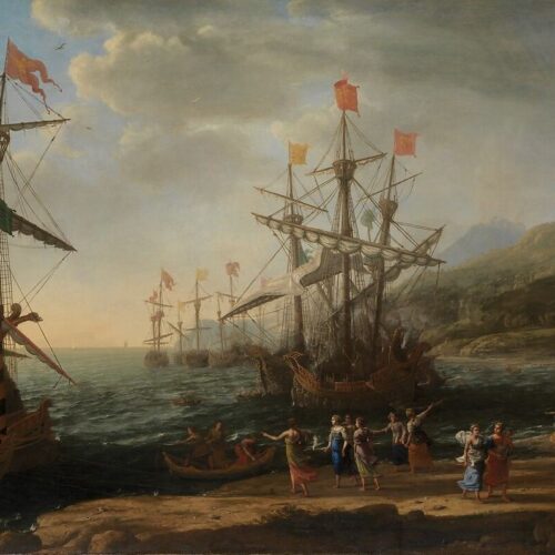The Trojan Women Setting Fire to Their Fleet